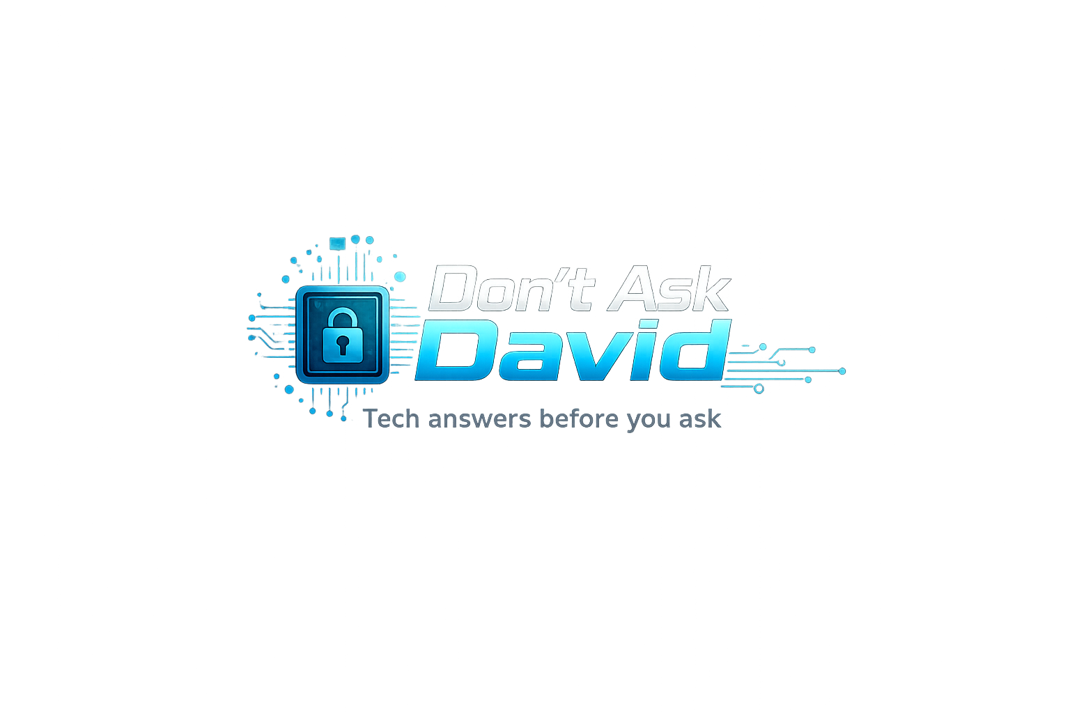 Don't Ask David logo